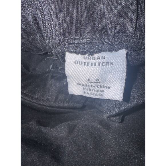 Urban Outfitters Black Striped Pleated Track Pants Men’s Large 34x32 Retro Y2K - Picture 4 of 4